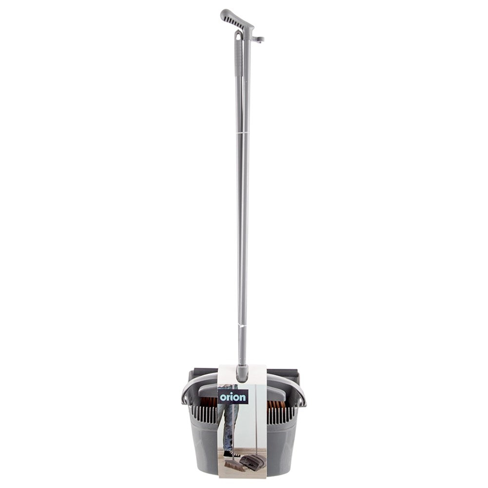 Broom with dustpan, long, 91 cm