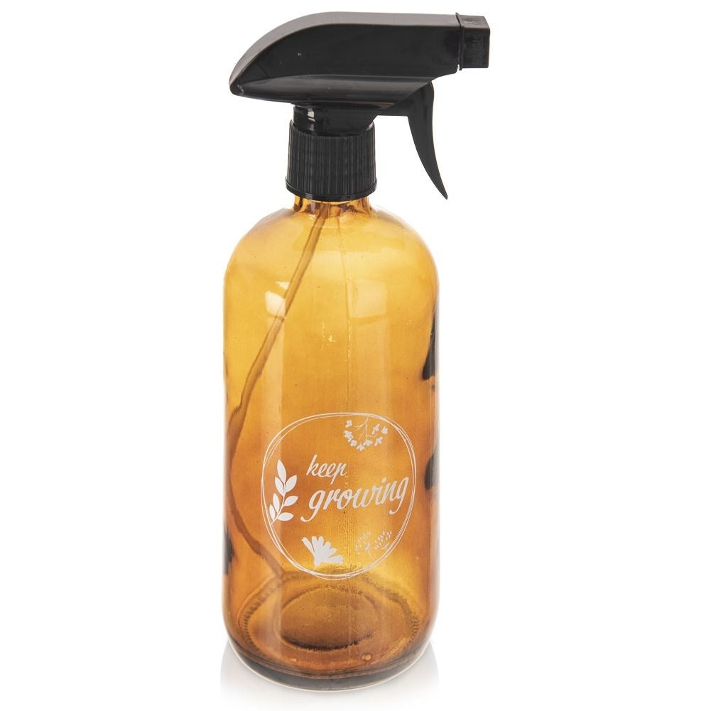 Brown Glass Hand Sprayer with Double Jet for Water & Chemicals