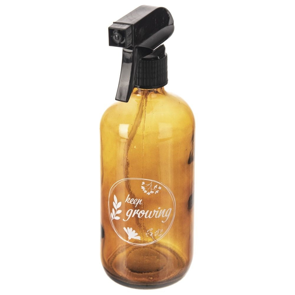 Brown Glass Hand Sprayer with Double Jet for Water & Chemicals