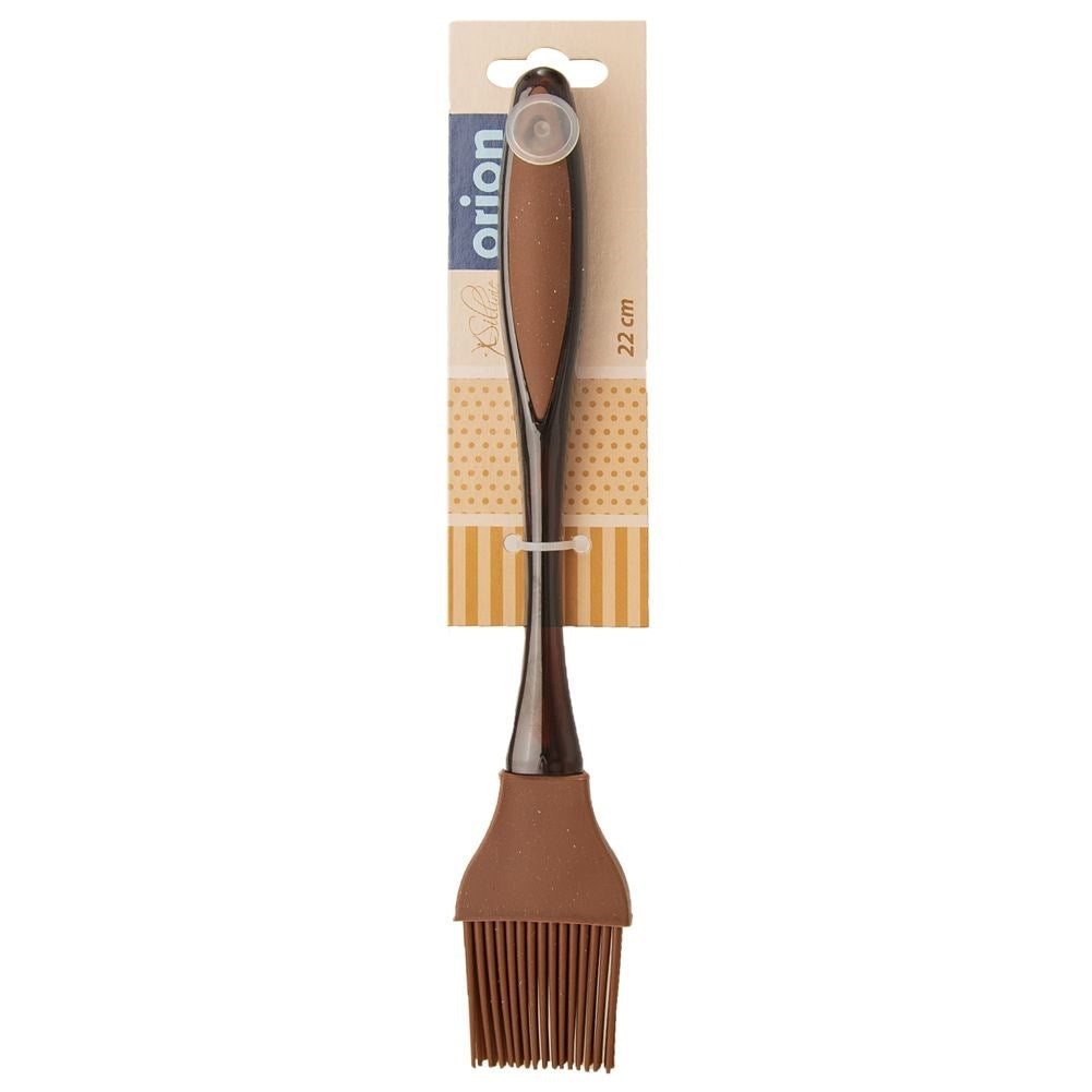 Brown Silicone Brush: Grease Meat & Pastry, Can withstand 220°C