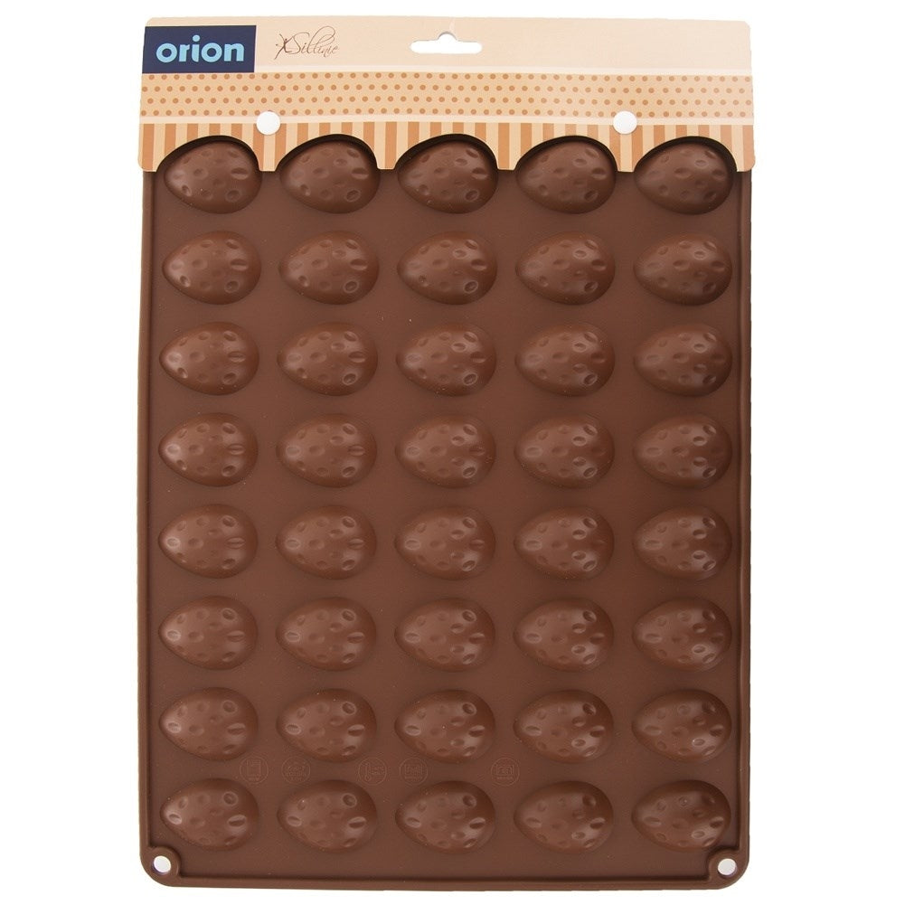 Brown Silicone Mold for Pralines in Different Shapes