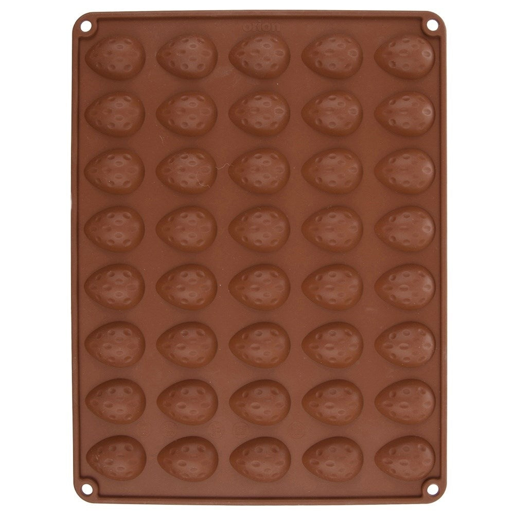 Brown Silicone Mold for Pralines in Different Shapes