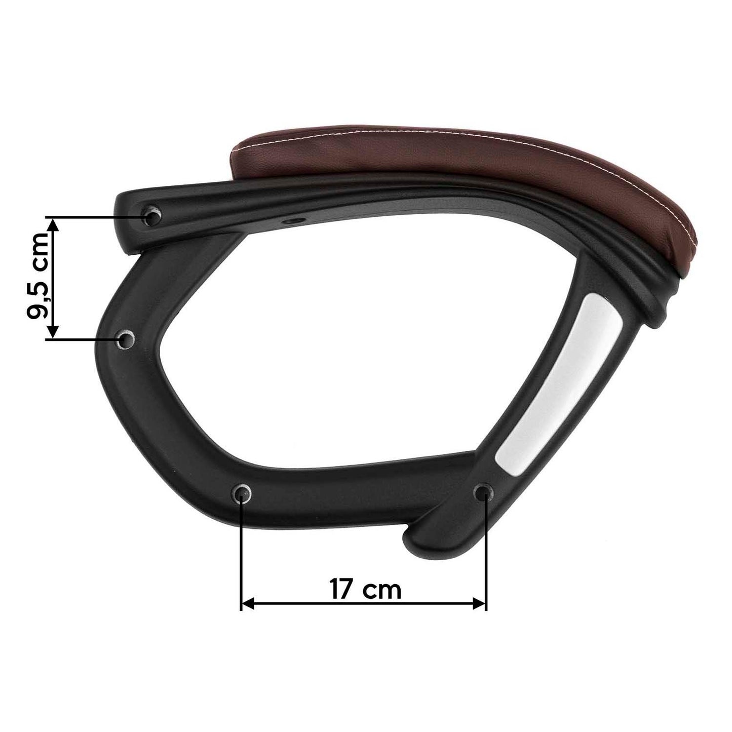 Brown armrests for chair 222