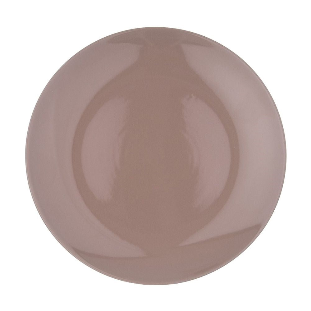Brown dessert plate 21.5 cm - Dishwasher and microwave safe