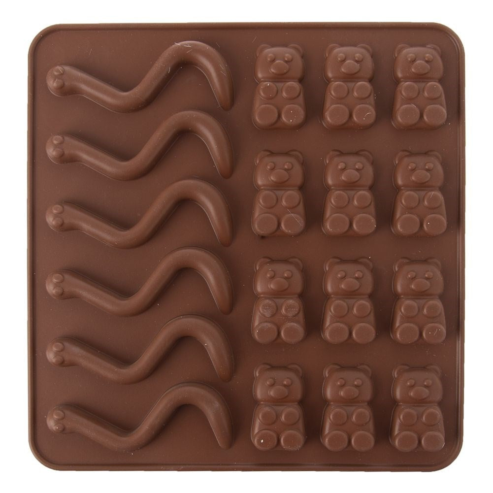 Brown silicone jelly mold SILLINIE
