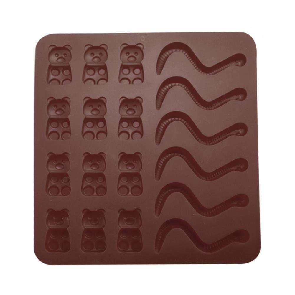 Brown silicone jelly mold SILLINIE