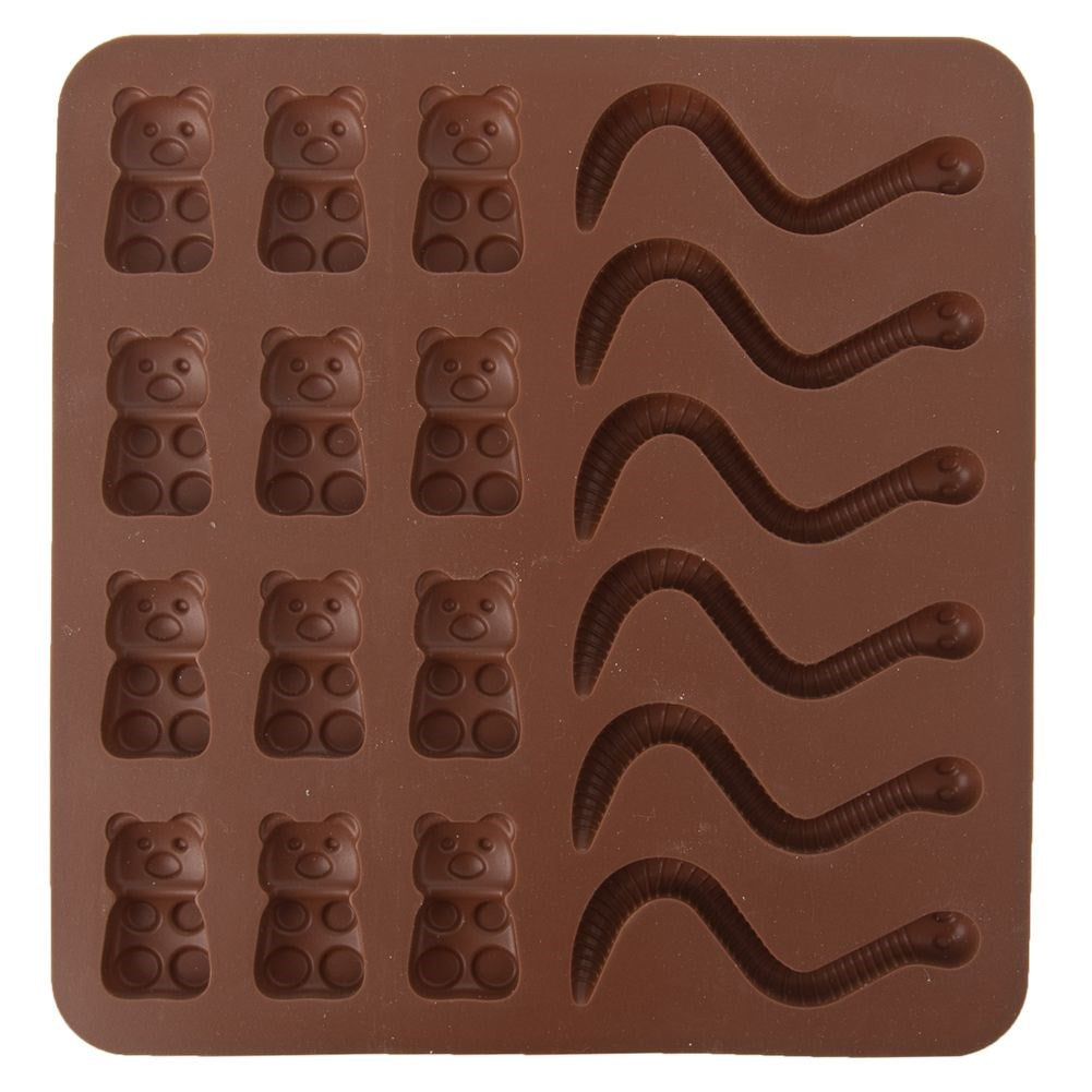 Brown silicone jelly mold SILLINIE