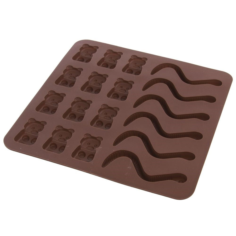 Brown silicone jelly mold SILLINIE