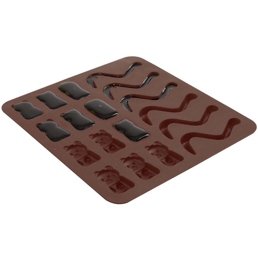 Brown silicone jelly mold SILLINIE