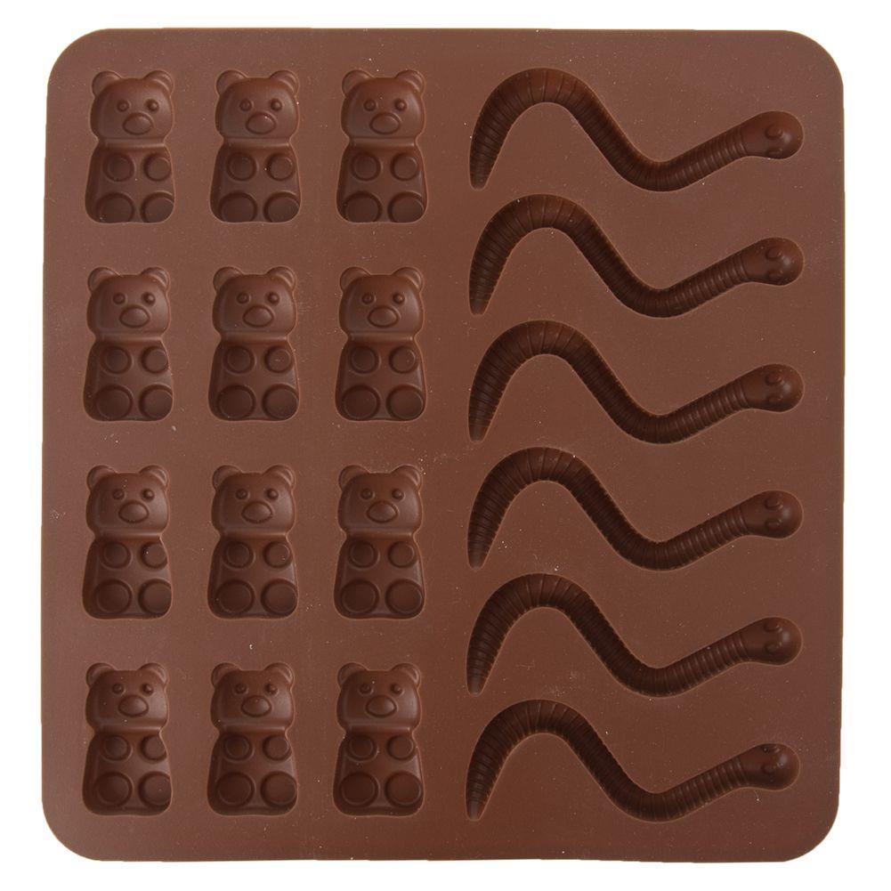 Brown silicone jelly mold SILLINIE