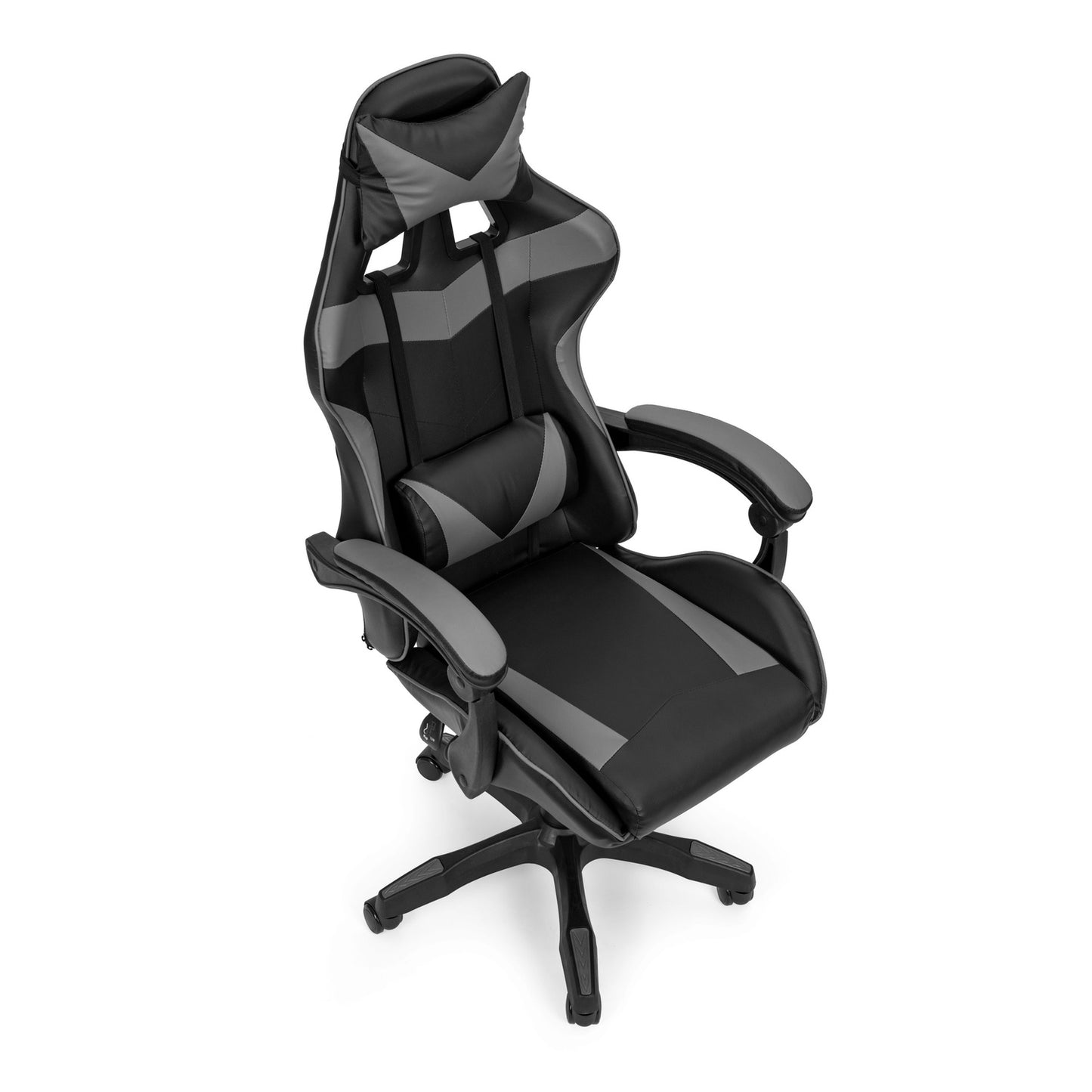 Bucket gaming chair, office chair with adjustment and cushions