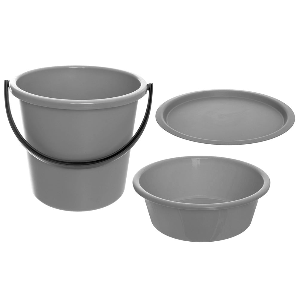 Bucket with bowl and lid 5 / 13l 3 pcs.