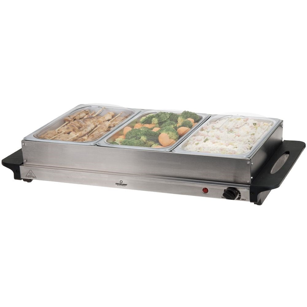 Buffet warmer with 3 Containers - Ideal for Catering