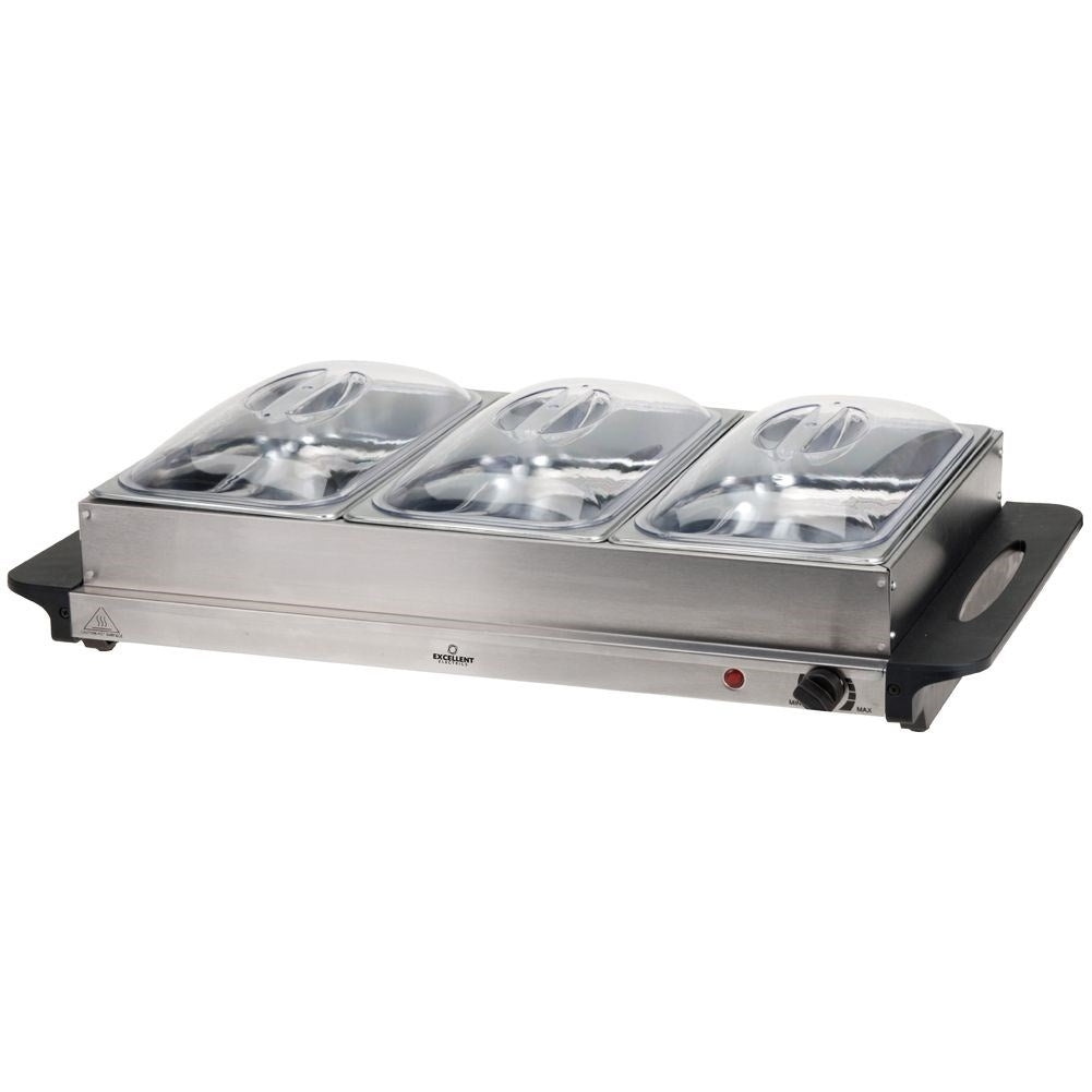 Buffet warmer with 3 Containers - Ideal for Catering