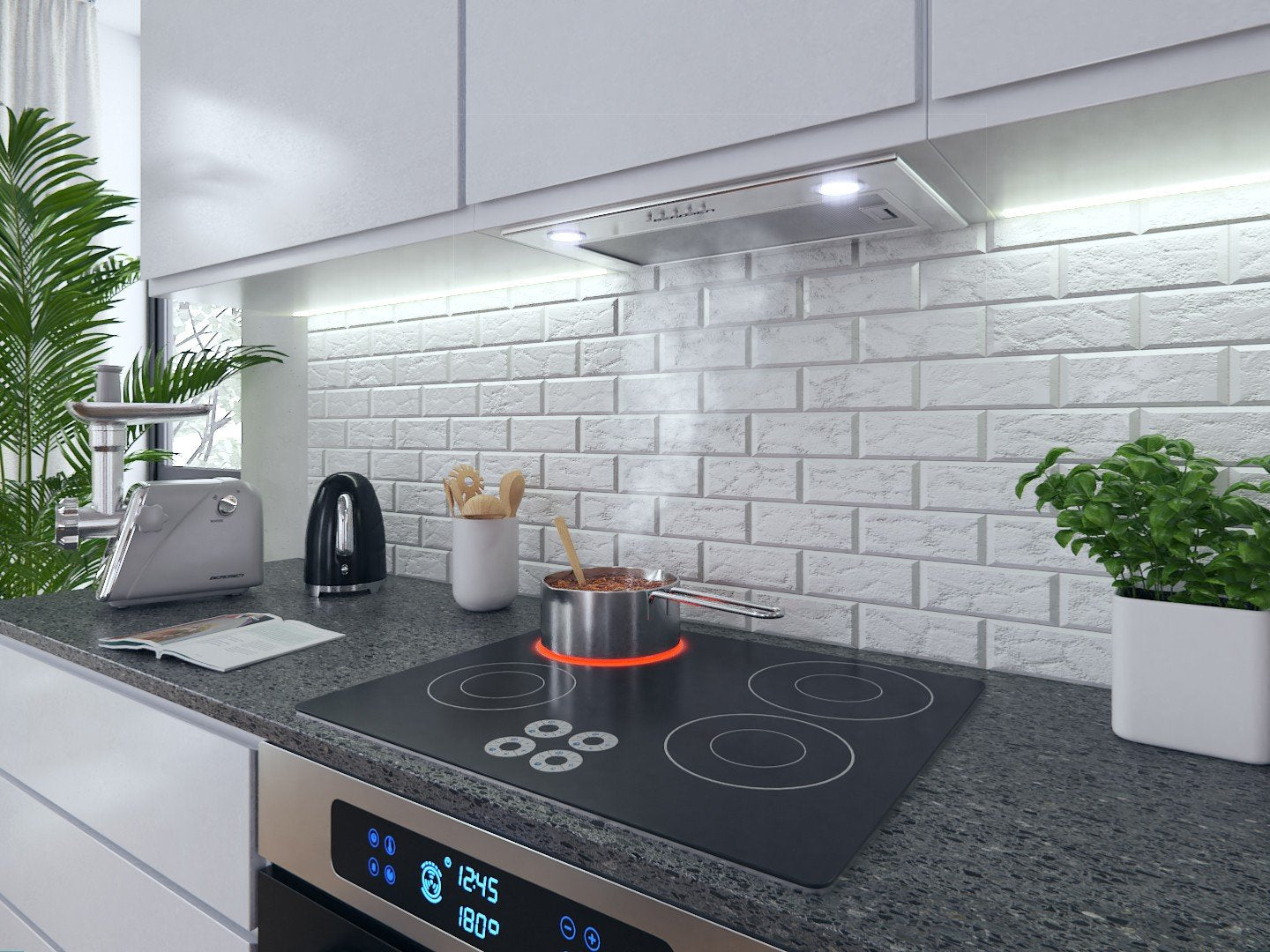 Built-in kitchen hood 52 cm Berdsen BT-231 INOX