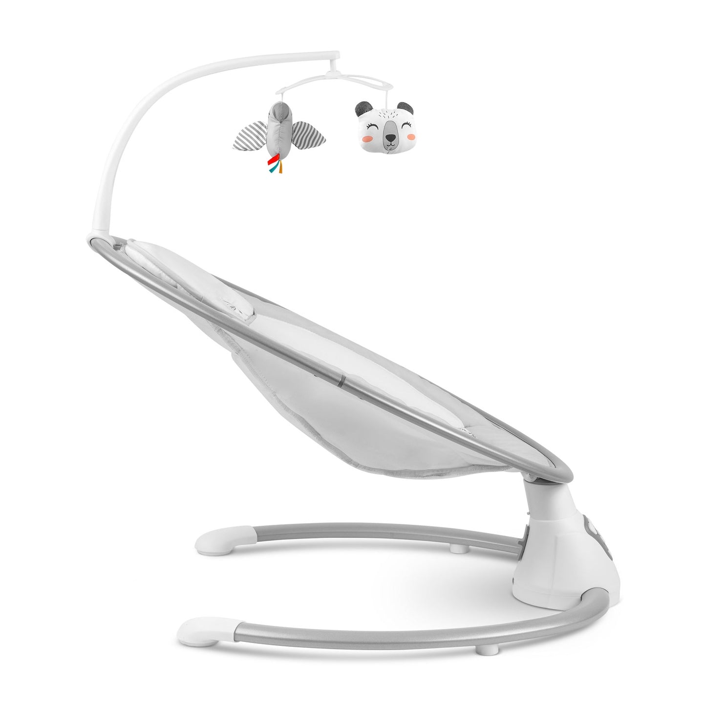 Bujaczek leżaczek multifunctional with automatic rocking white and gray Ricokids 705000