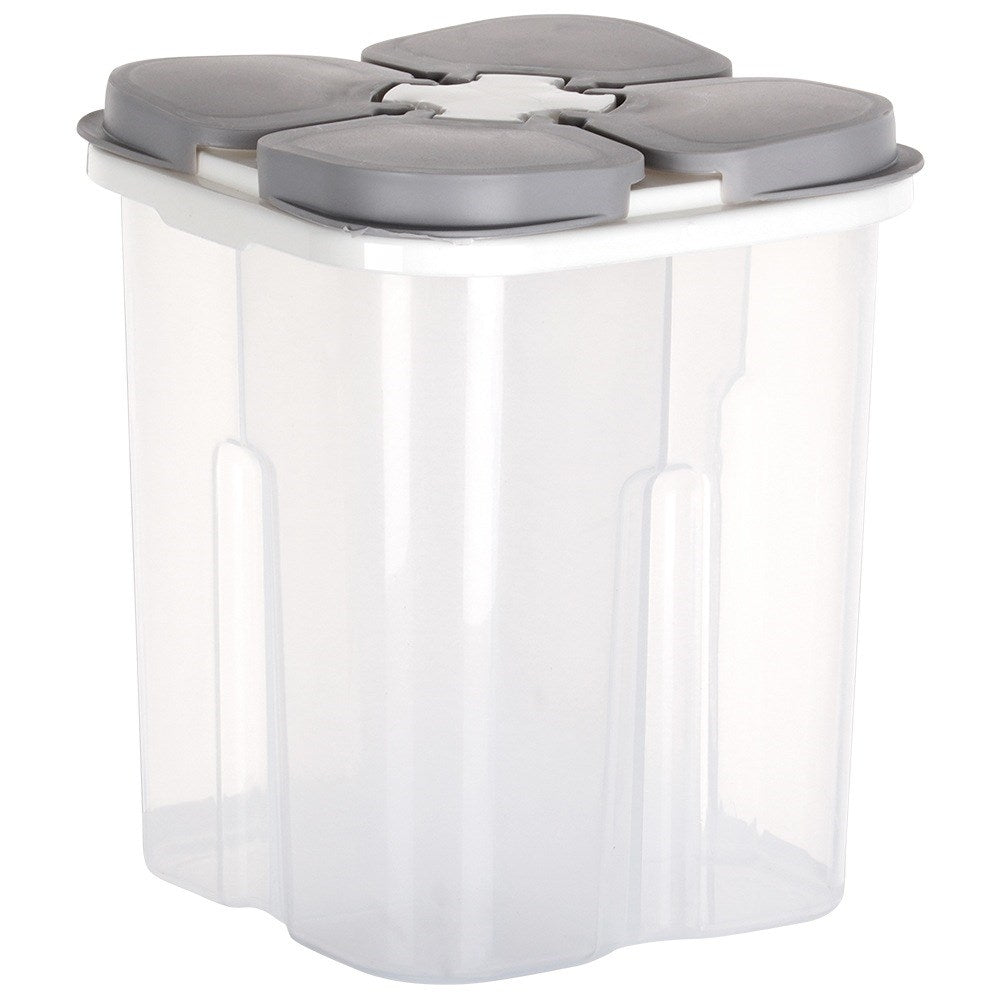 Bulk product container with dispenser, divided, 1.8 l