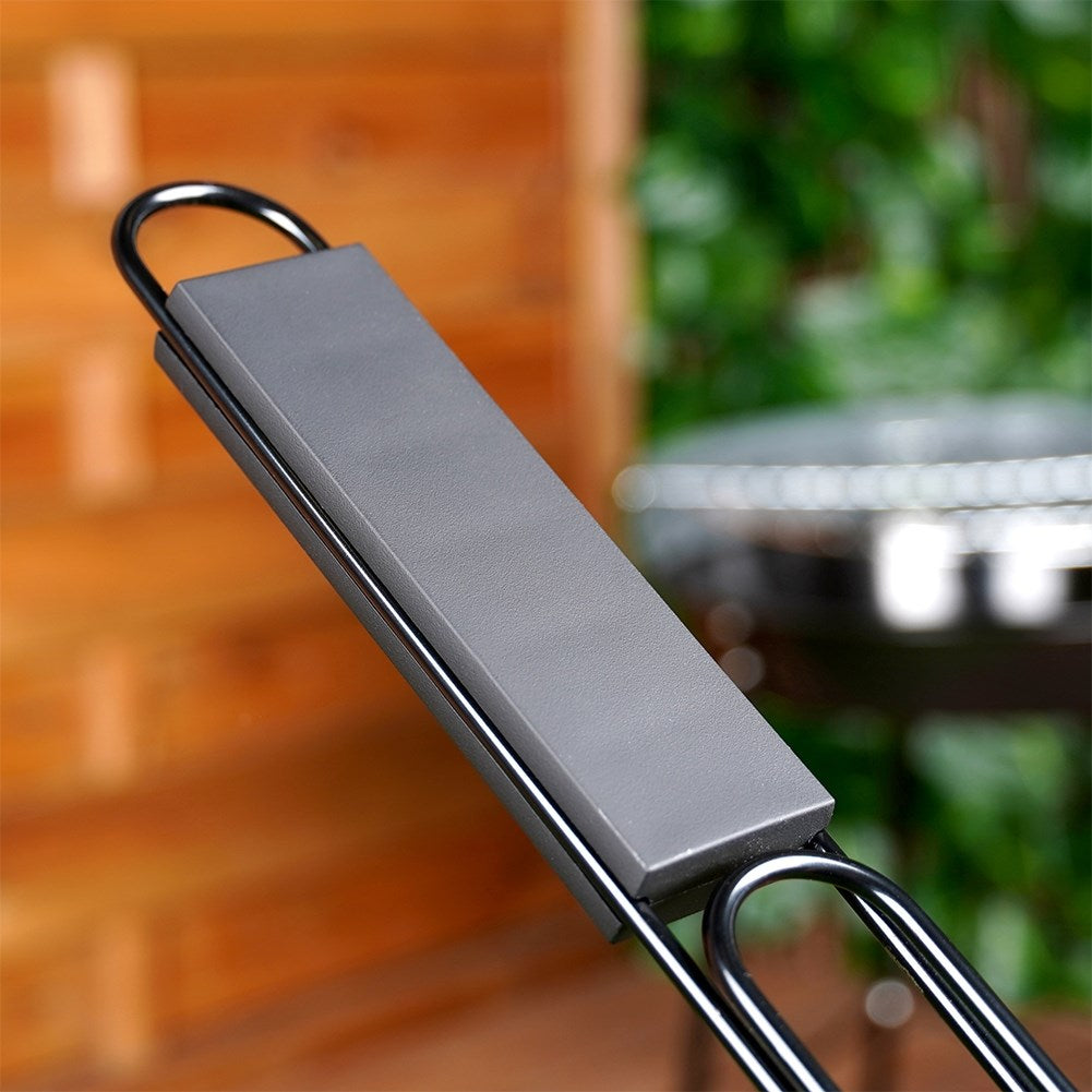 Burger grill grate, metal, black, non-stick, 49x21.1 cm