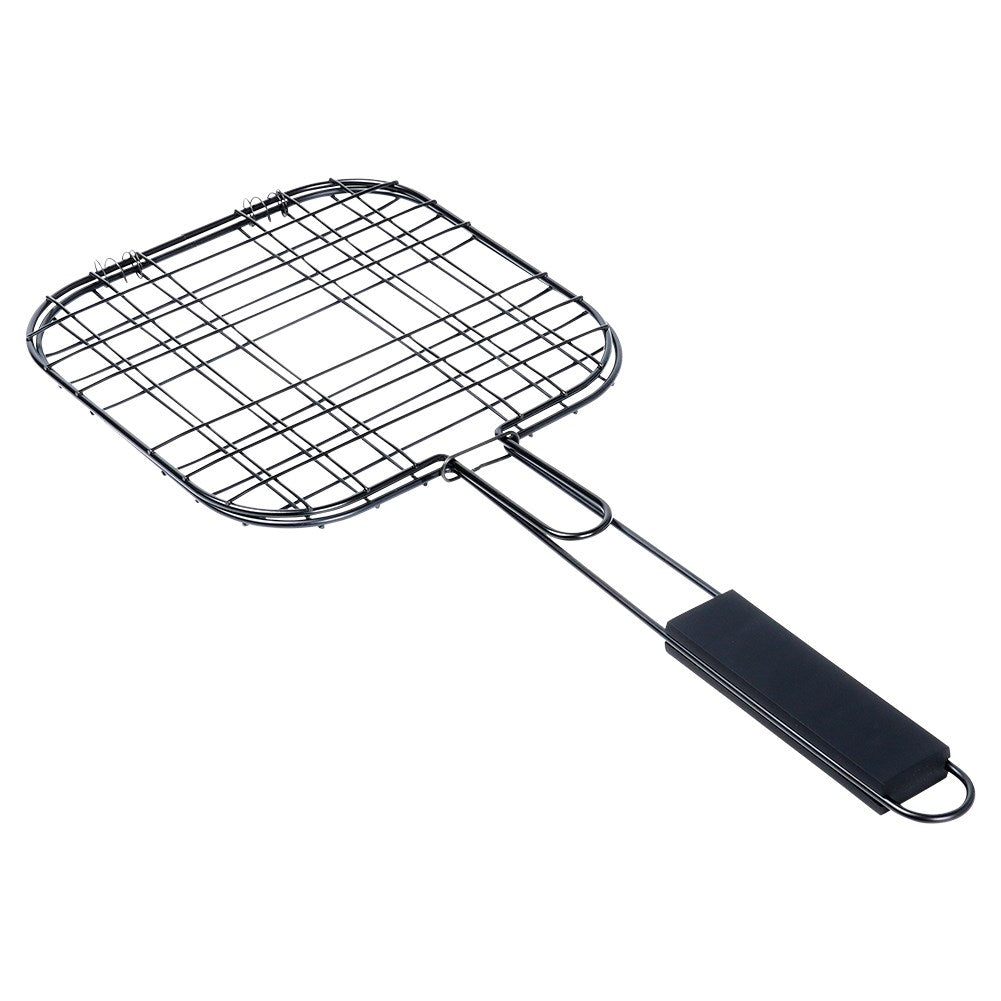 Burger grill grate, metal, black, non-stick, 49x21.1 cm