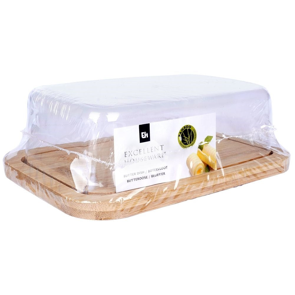 Butter container in Bamboo for Storage and Serving