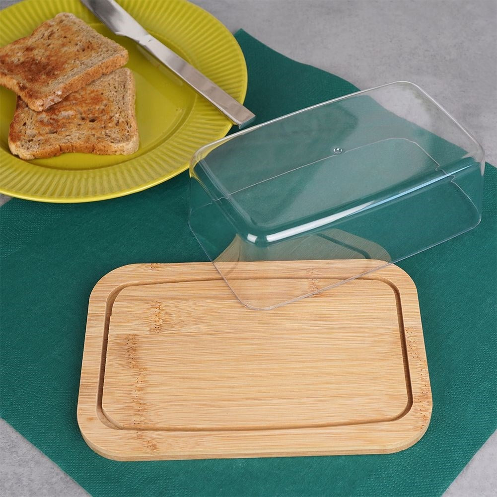 Butter container in Bamboo for Storage and Serving