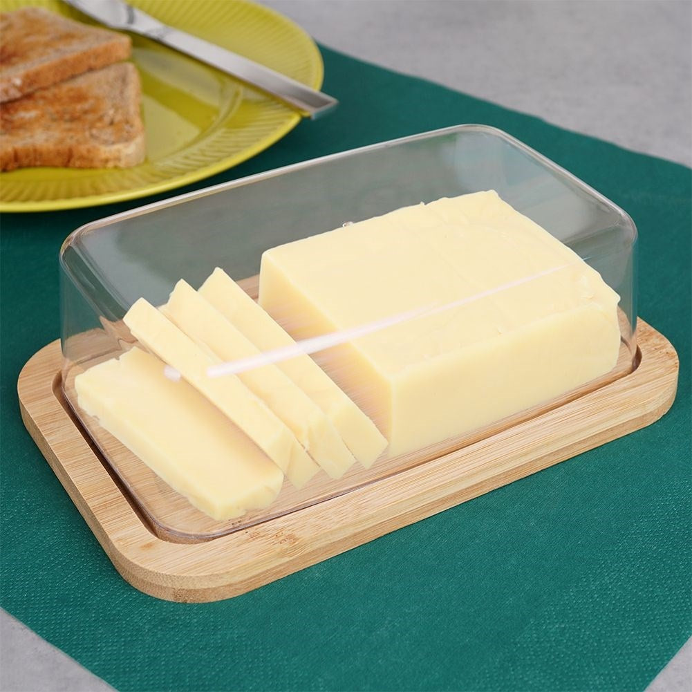 Butter container in Bamboo for Storage and Serving