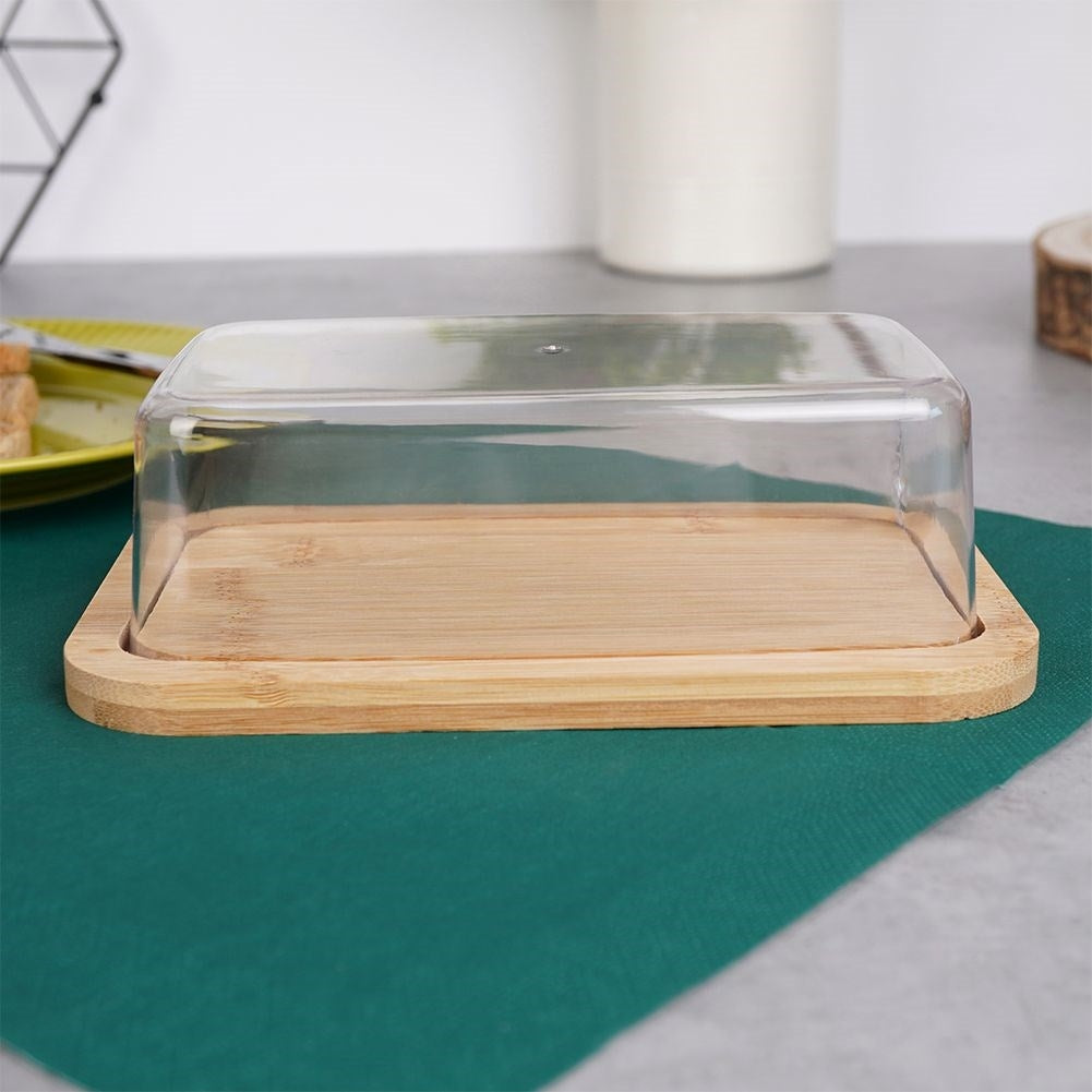 Butter container in Bamboo for Storage and Serving