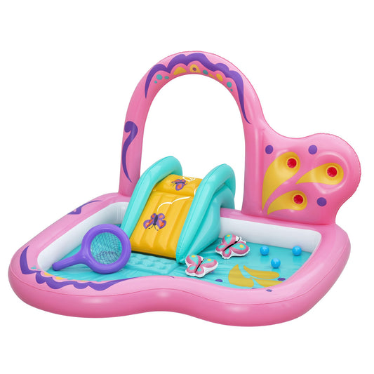 Butterfly Play Center with Slide and Sprinkler, 1.8m x 1.8m