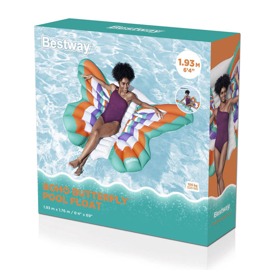 Butterfly Pool Float, 1.86m x 1.46m, Adult Size