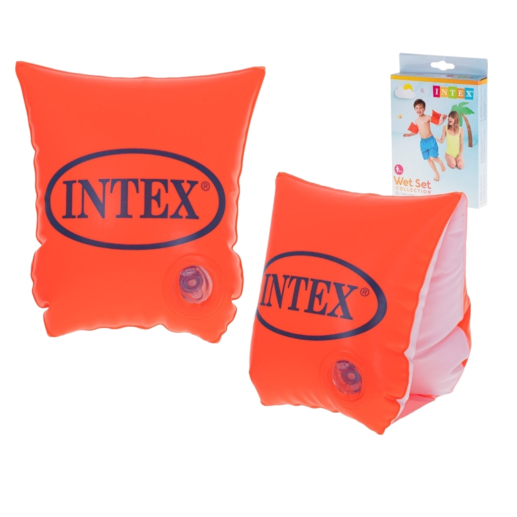 Butterfly inflatable swimming sleeves orange INTEX