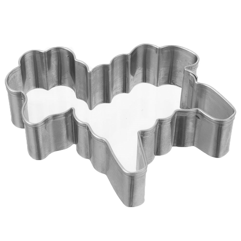 Butterfly-shaped baking tin in stainless steel for cakes