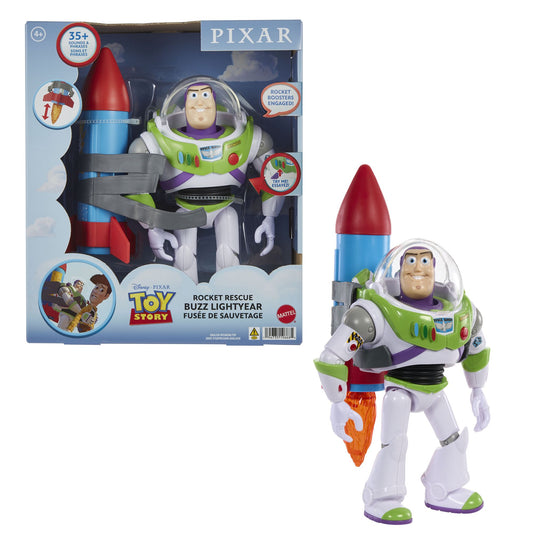 Buzz Lightyear Action Figure with Rocket and Sounds