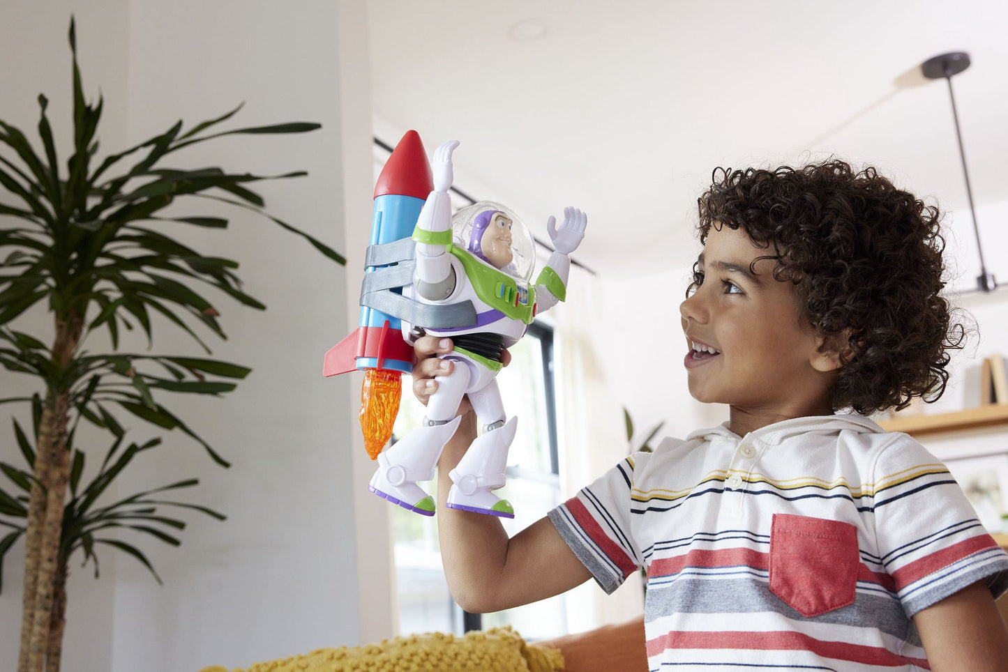Buzz Lightyear Action Figure with Rocket and Sounds