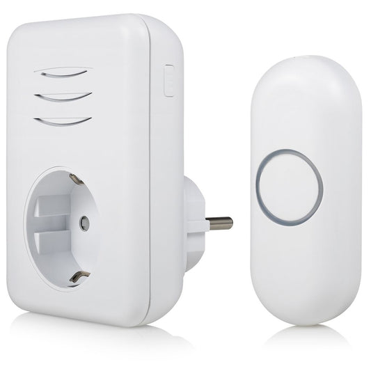 Byron Wireless Doorbell Plug-in 230V - White