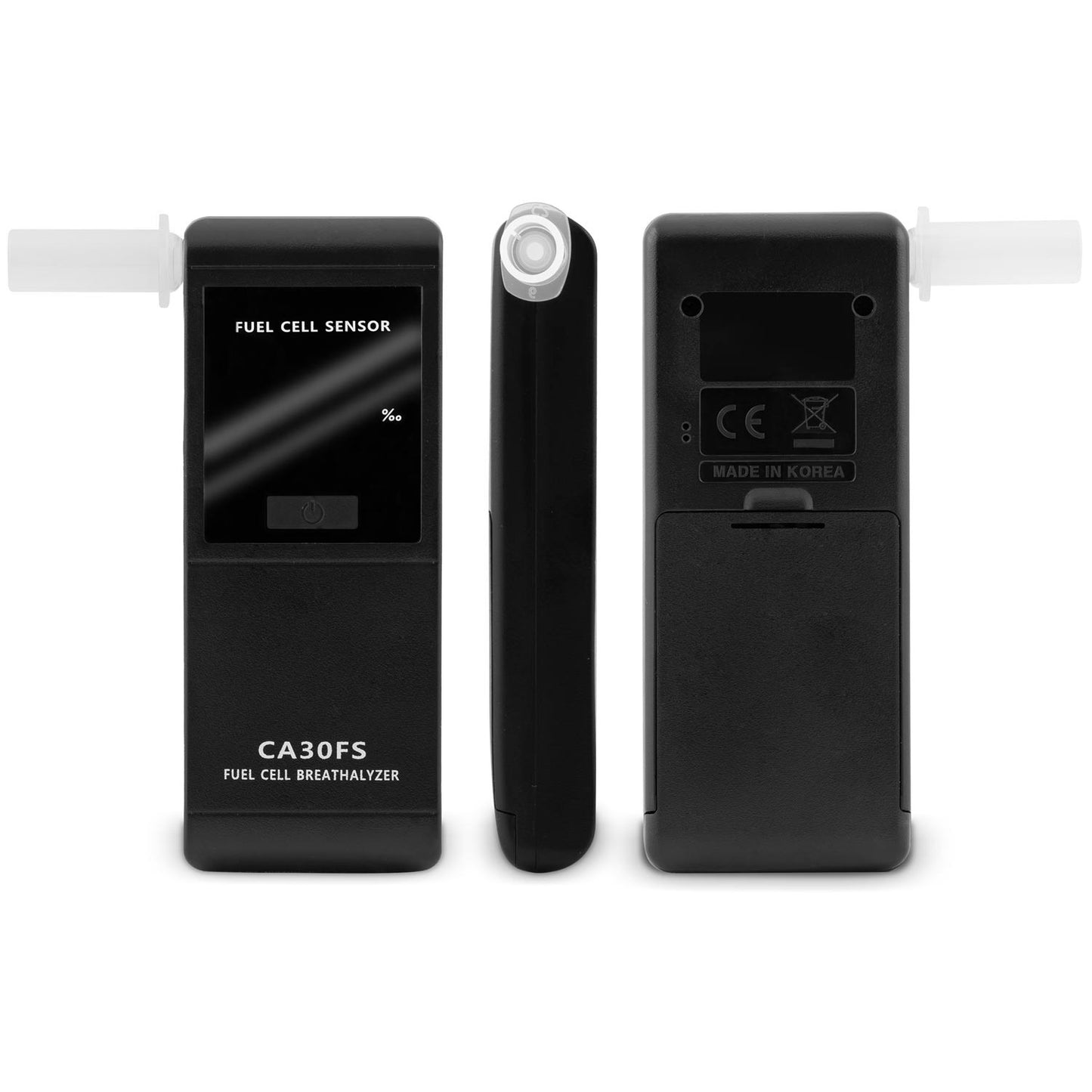 CA 30FS electrochemical breathalyzer + mouthpieces