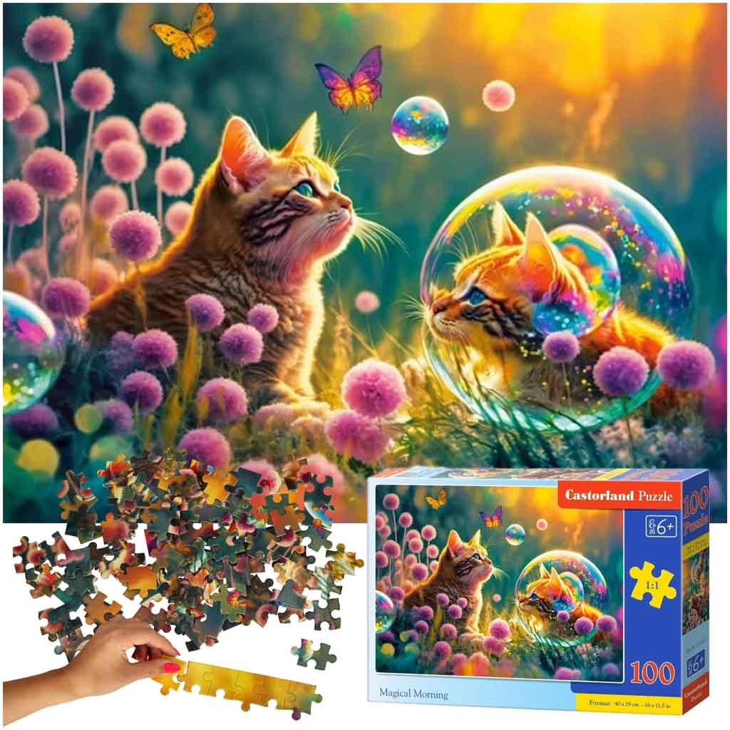 CASTORLAND Puzzle 100 pieces Magical Morning - Cat 6+