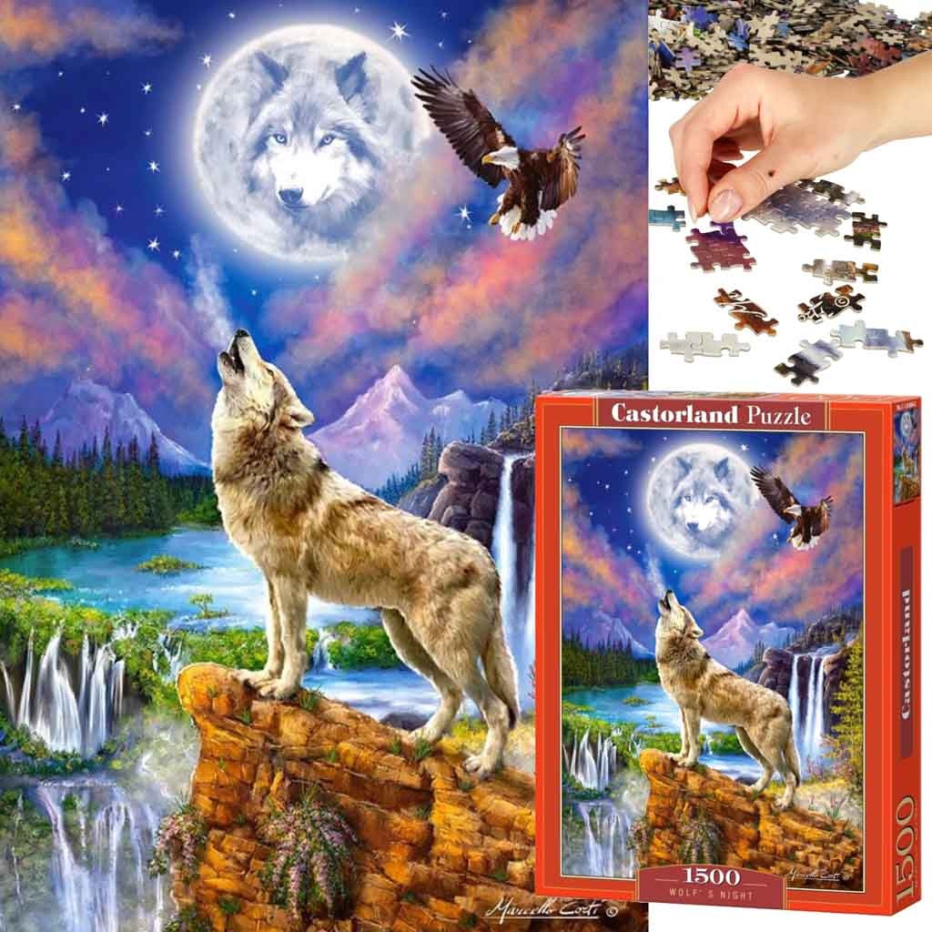 CASTORLAND Puzzle 1500el. Wolf's Night