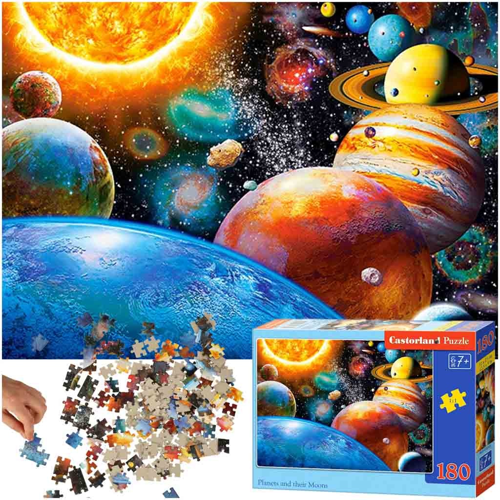 CASTORLAND Puzzle 180el. Planets and their Moons