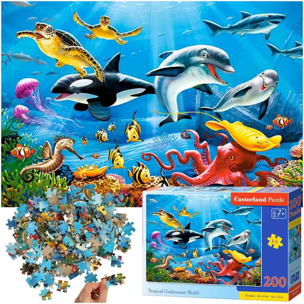 CASTORLAND Puzzle 200el. Tropical Underwater World