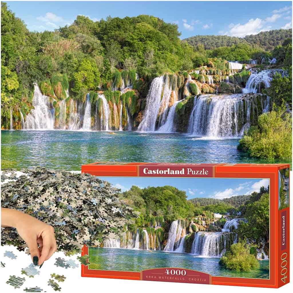 CASTORLAND Puzzle 4000el. Krka Waterfalls, Croatia - Krka Waterfalls