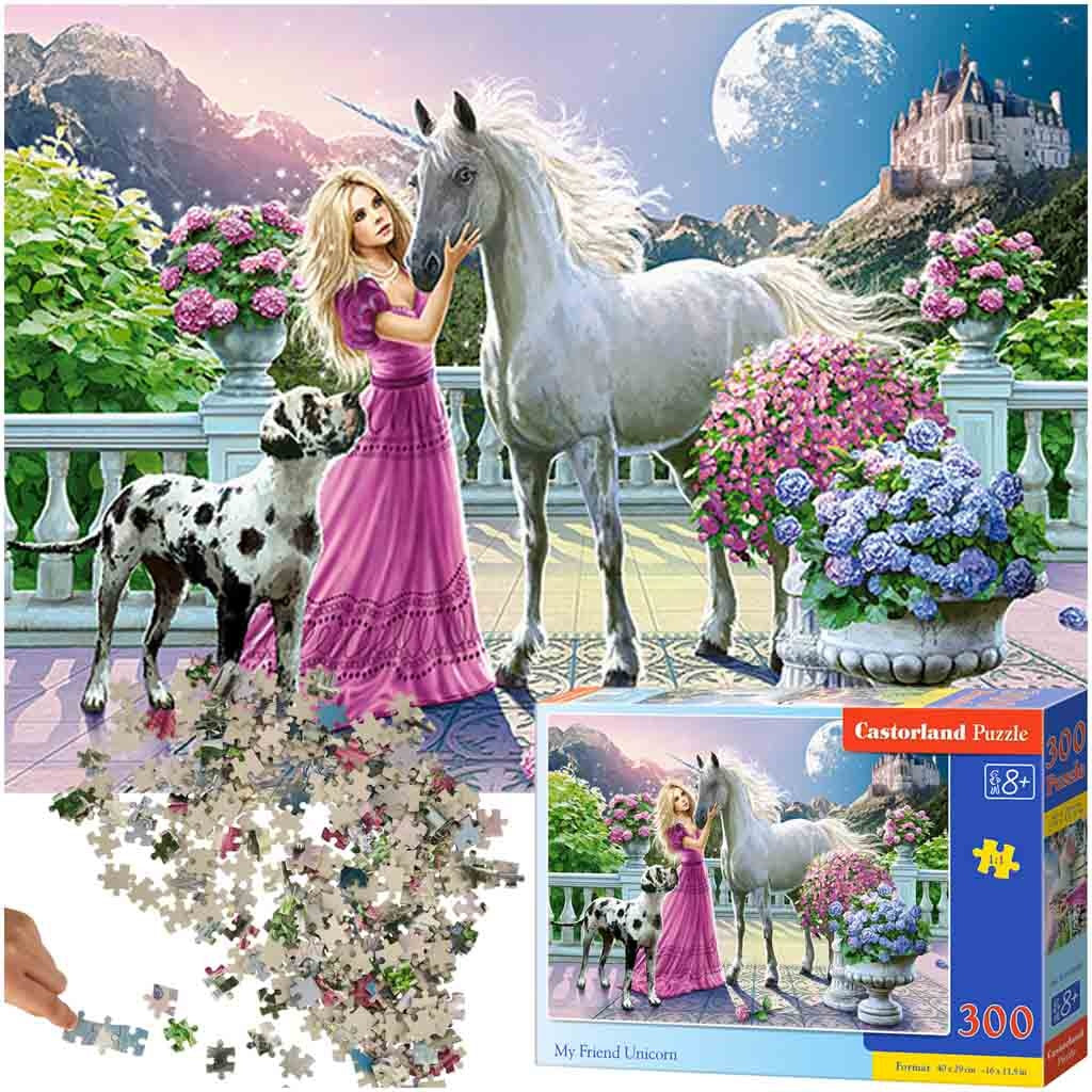 CASTROLAND Puzzle 300el. My Friend Unicorn