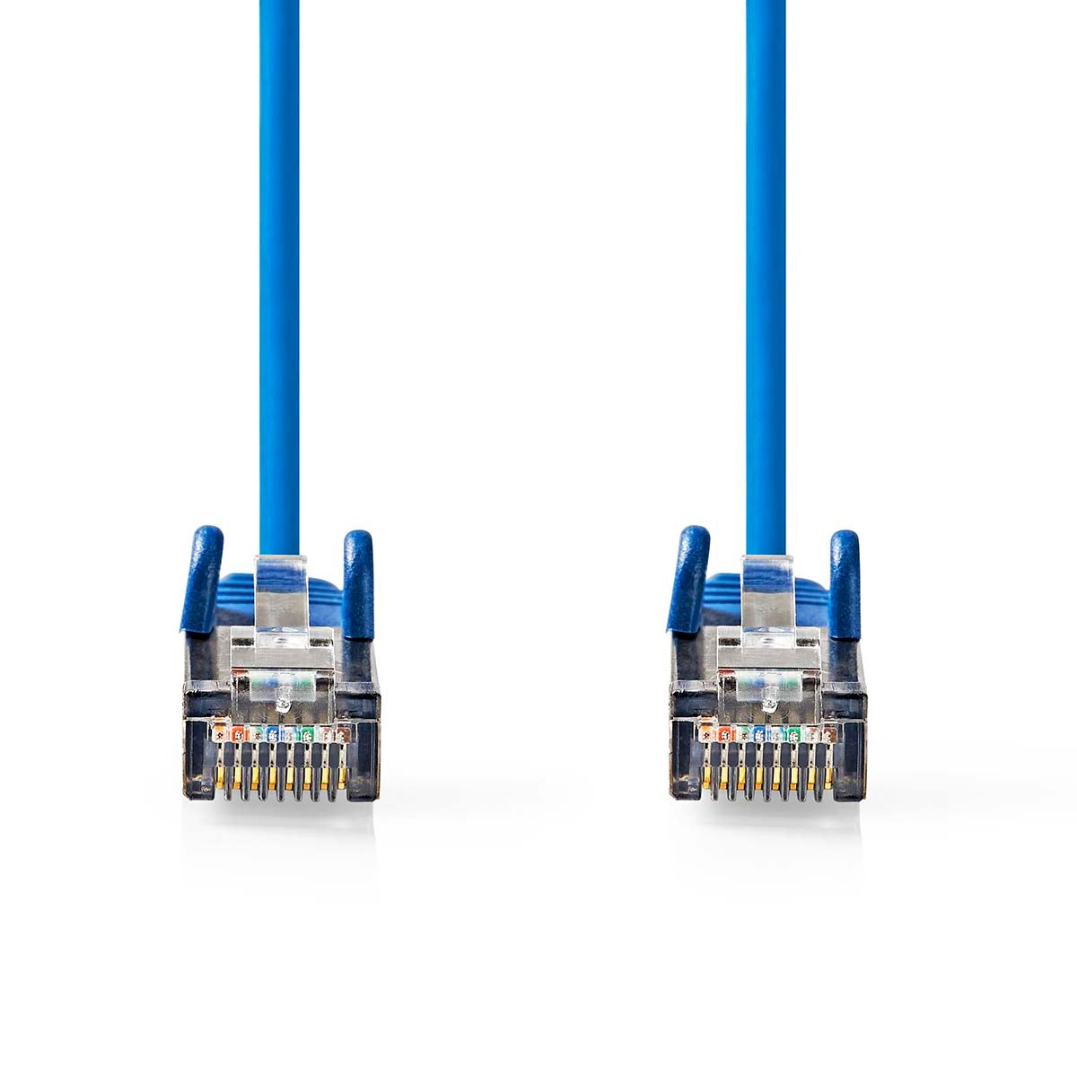CAT5e network cable | SF/UTP | RJ45 male | RJ45 male | 0.50 m | Round | PVC | Blue | Envelope