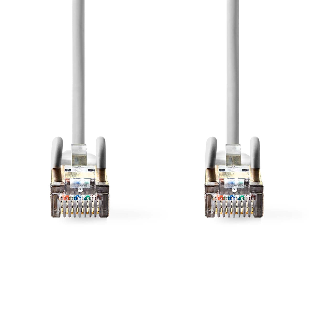 CAT5e network cable | SF/UTP | RJ45 male | RJ45 male | 20.0 m | Round | PVC | Gray | Plastic bag