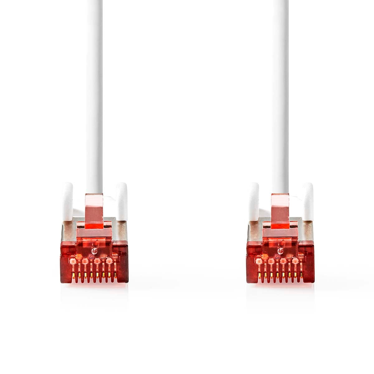 CAT6 Network Cable | RJ45 Male | RJ45 Male | S/FTP | 0.50 m | Round | LSZH | White | Label