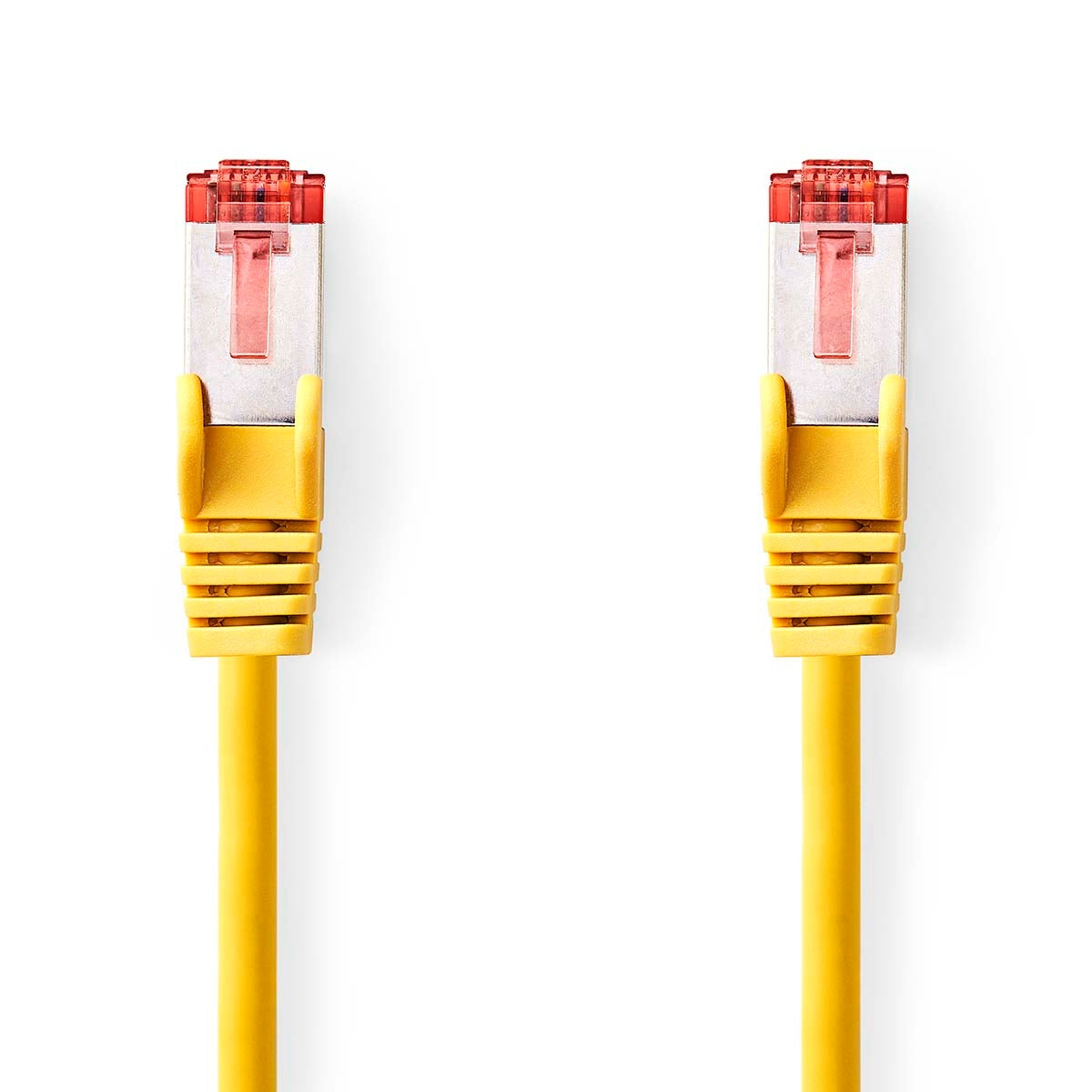 CAT6 Network Cable | RJ45 Male | RJ45 Male | S/FTP | 3.00 m | Round | LSZH | Yellow | Label