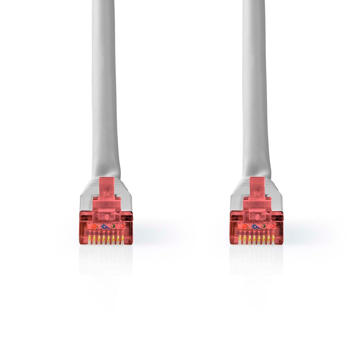CAT6 Network Cable | RJ45 Male | RJ45 Male | SF/UTP | 0.25 m | Round | PVC | Grey | Label