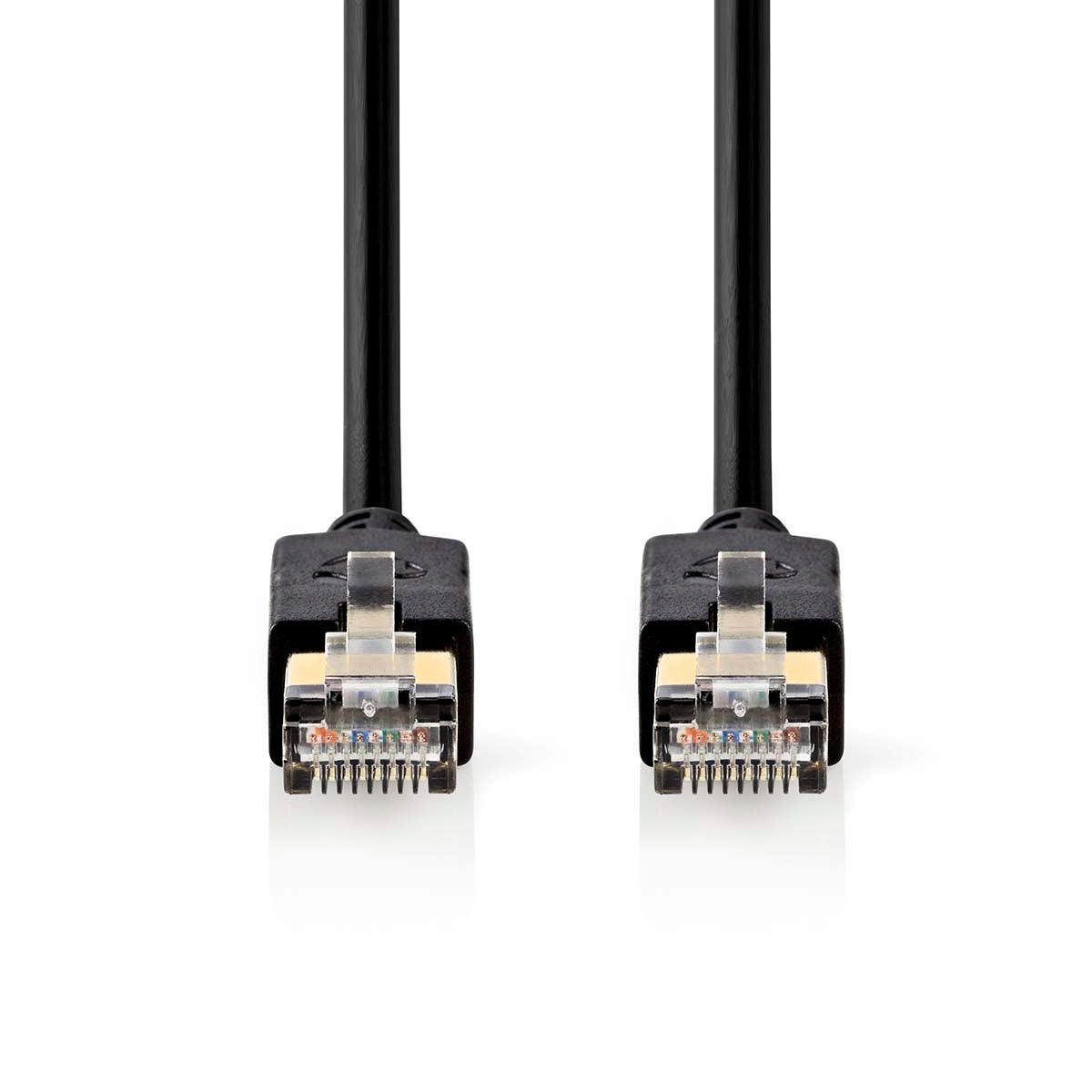 CAT6 Network Cable | RJ45 male | RJ45 male | F/UTP | 10.0 m | Round | LSZH / PVC | Anthracite | Cardboard box with window