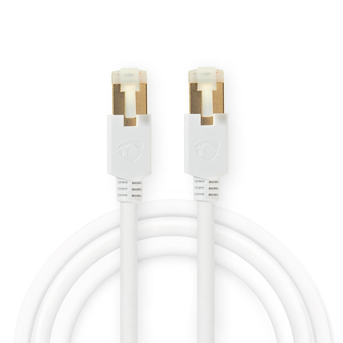 CAT6 Network Cable | RJ45 male | RJ45 male | F/UTP | 10.0 m | Round | LSZH / PVC | White | Cardboard box with window