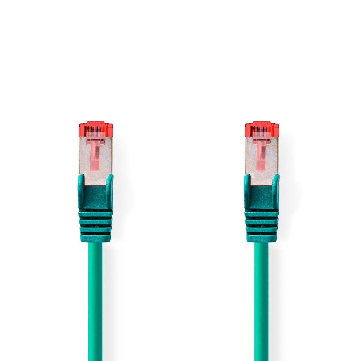 CAT6 Network Cable | RJ45 male | RJ45 male | S/FTP | 0.15 m | Round | LSZH | Green | Label
