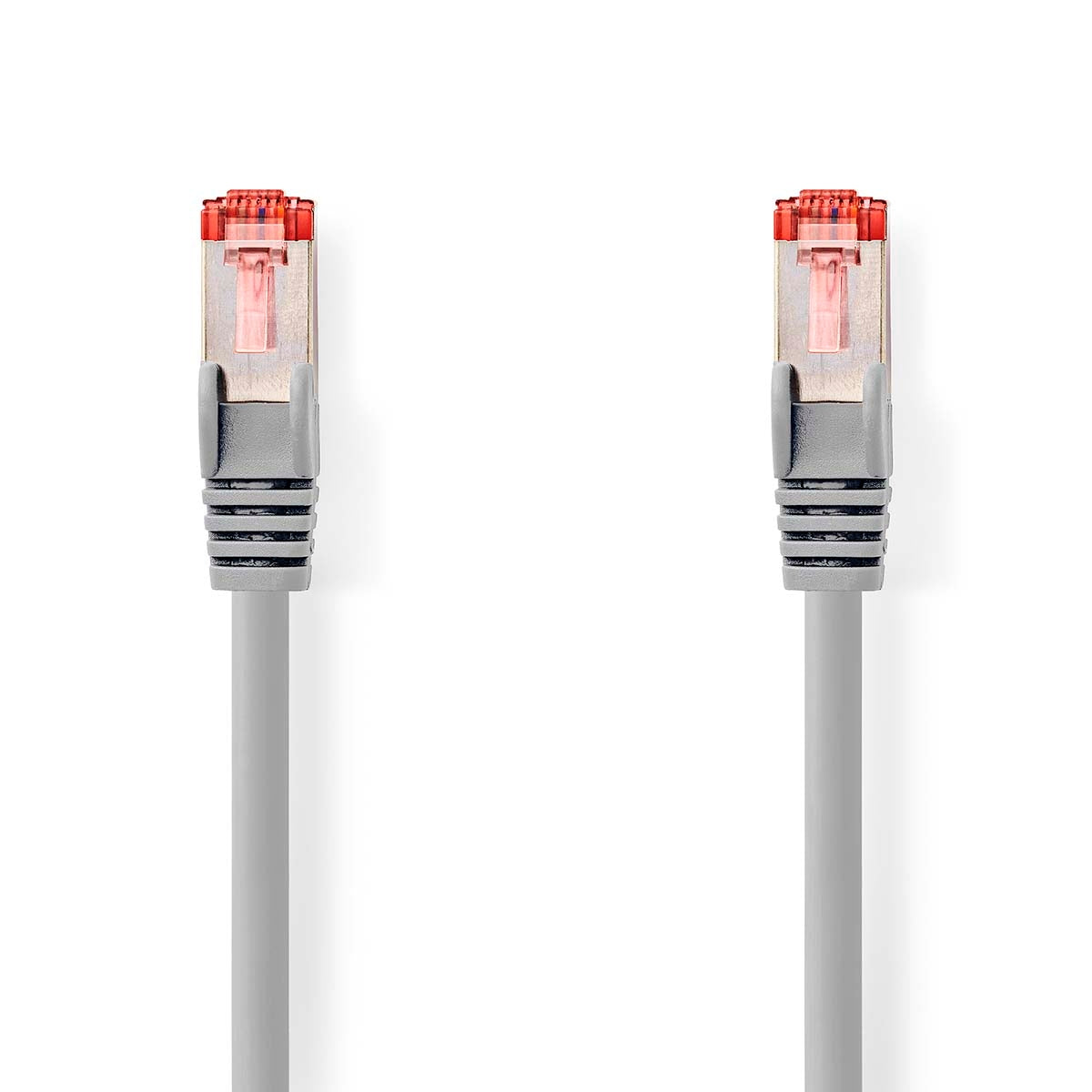 CAT6 Network Cable | RJ45 male | RJ45 male | S/FTP | 0.50 m | Indoor | Round | PVC | Gray | Box